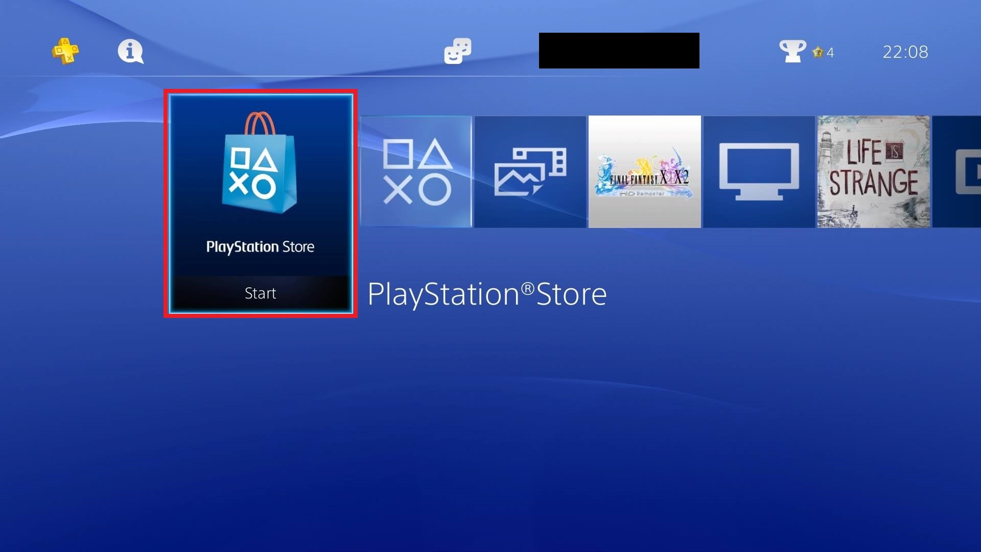 Ps4 best sale store code